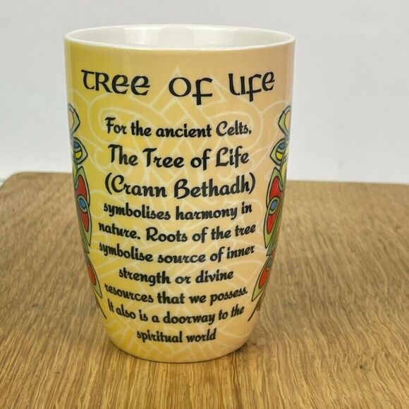 Celtic Tree of Life Crann Bethadh Irish Liffey Artefacts Ireland Knot Mug - Picture 3 of 10